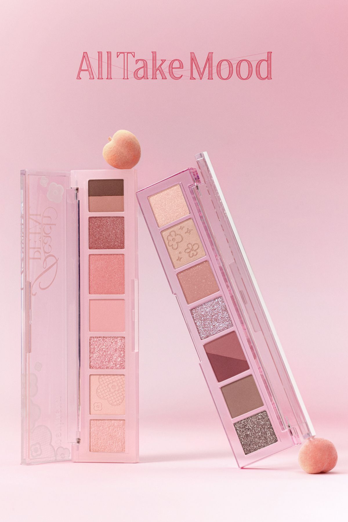 PERIPERA-Matte, Shimmer, Glitter Intense Pigmented Shadow Palette All Take Mood Palette 008 Burgundy but with 7