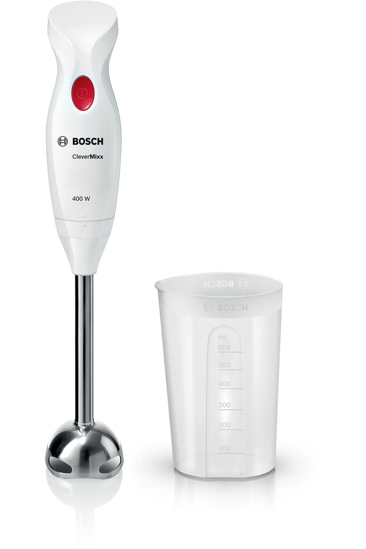Bosch-CleverMixx Blender de mână 400 W Alb, deep red 2