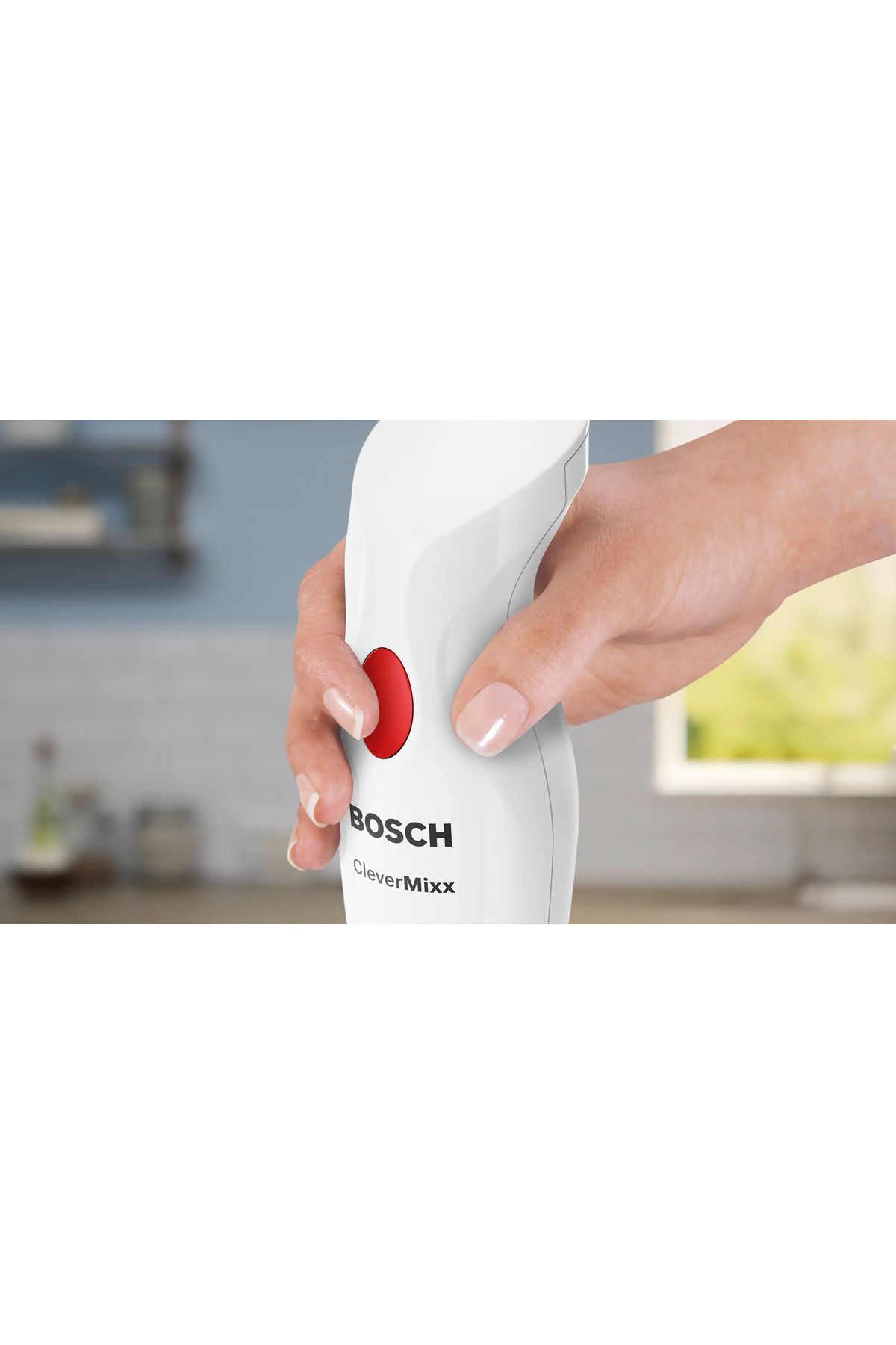 Bosch-CleverMixx Blender de mână 400 W Alb, deep red 5