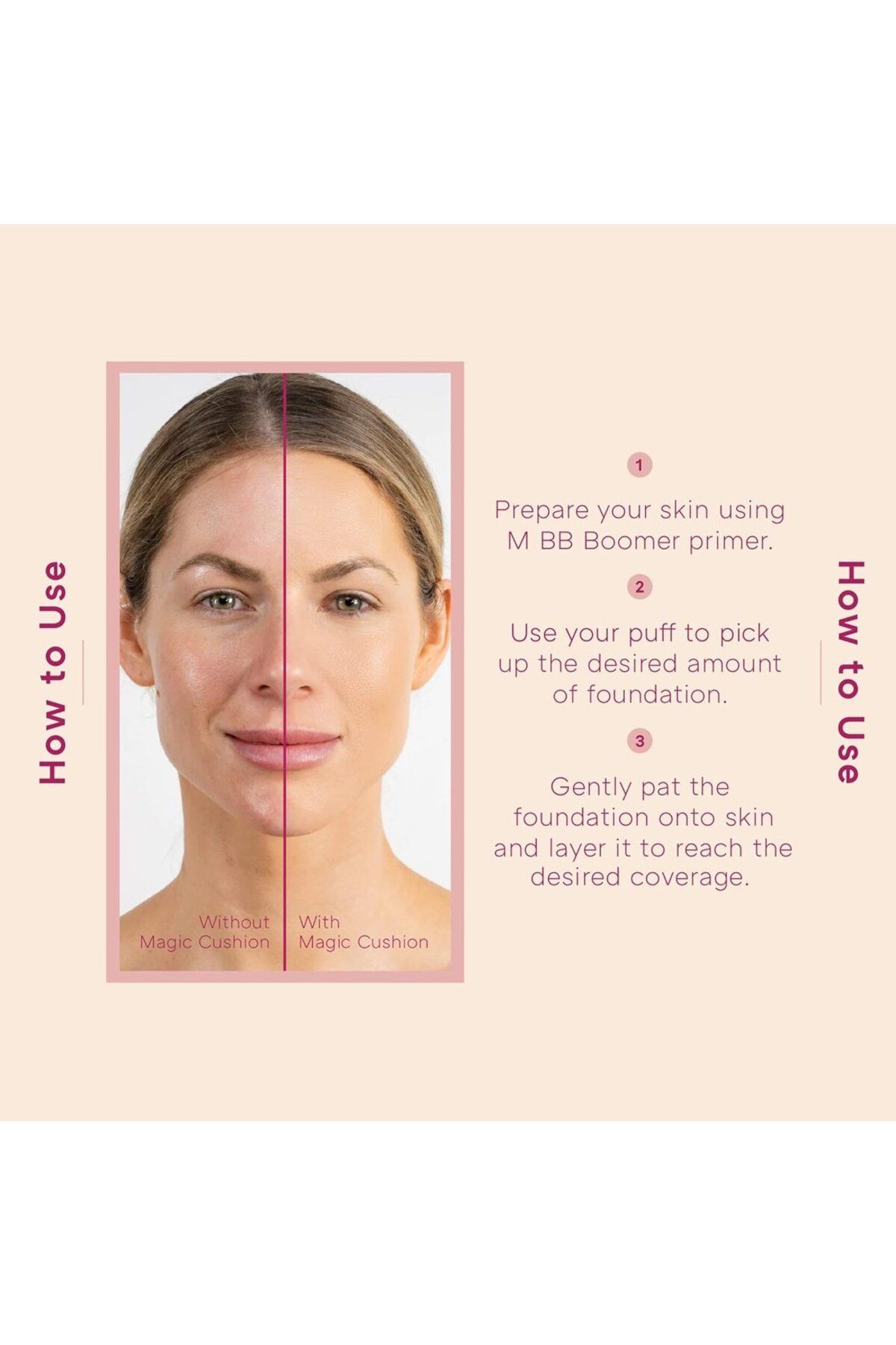 Missha-Fond de ten Magic Cushion Moist Up 23 Bej Mediu Neutru, 15g 6