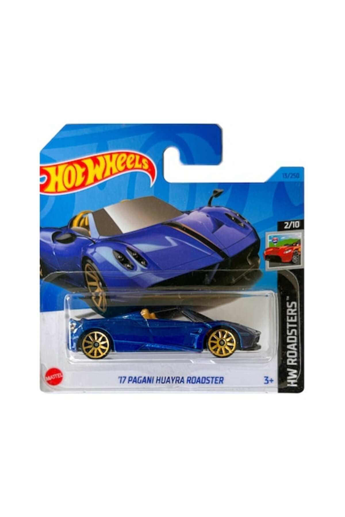 Masinuta Metalica Hot Wheels, '17 Pagani Huayra Roadster, 1:64. Albastru