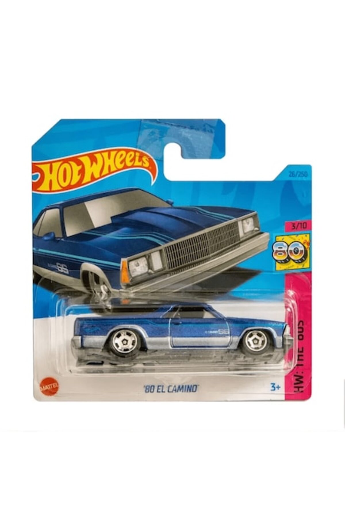 Masinuta Metalica Hot Wheels, '80 El Camino, Albastru, 1:64