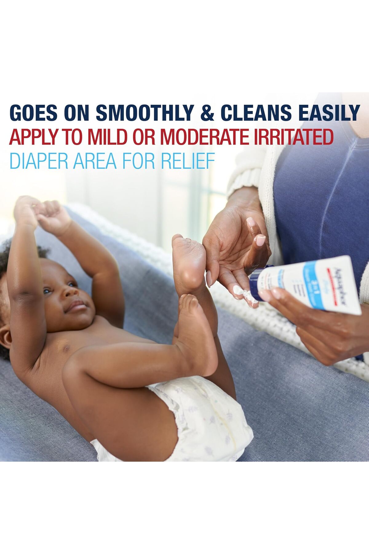 Aquaphor Baby Diaper Rash Cream 3in1 Diaper Rash Relief Bebek 3'ü 1 Arada Pişik Giderici Krem 3.5 oz 99gr USA fotoğrafı 6 (önizleme)