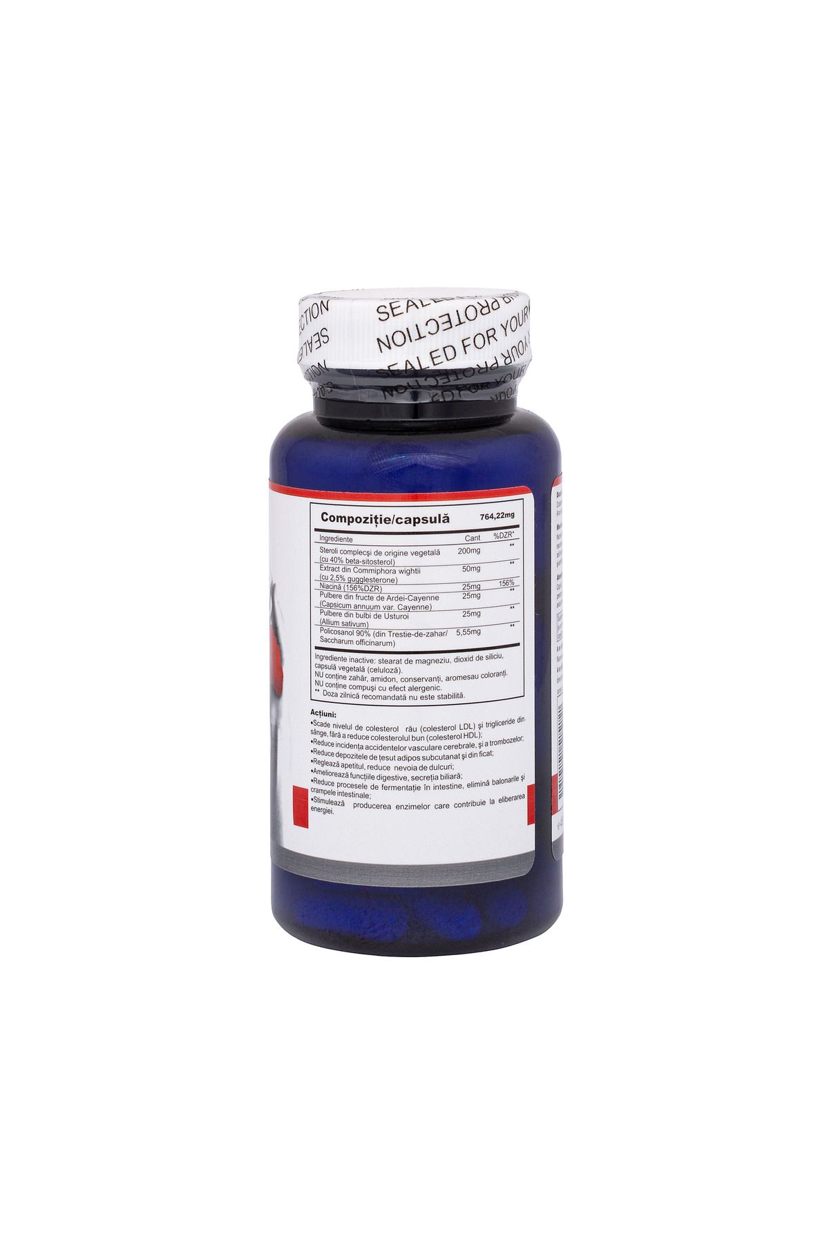 Bio Elemente-Control - Supliment Pentru Reglarea Colesterolului Si Trigliceridelor, 60 Capsule 2