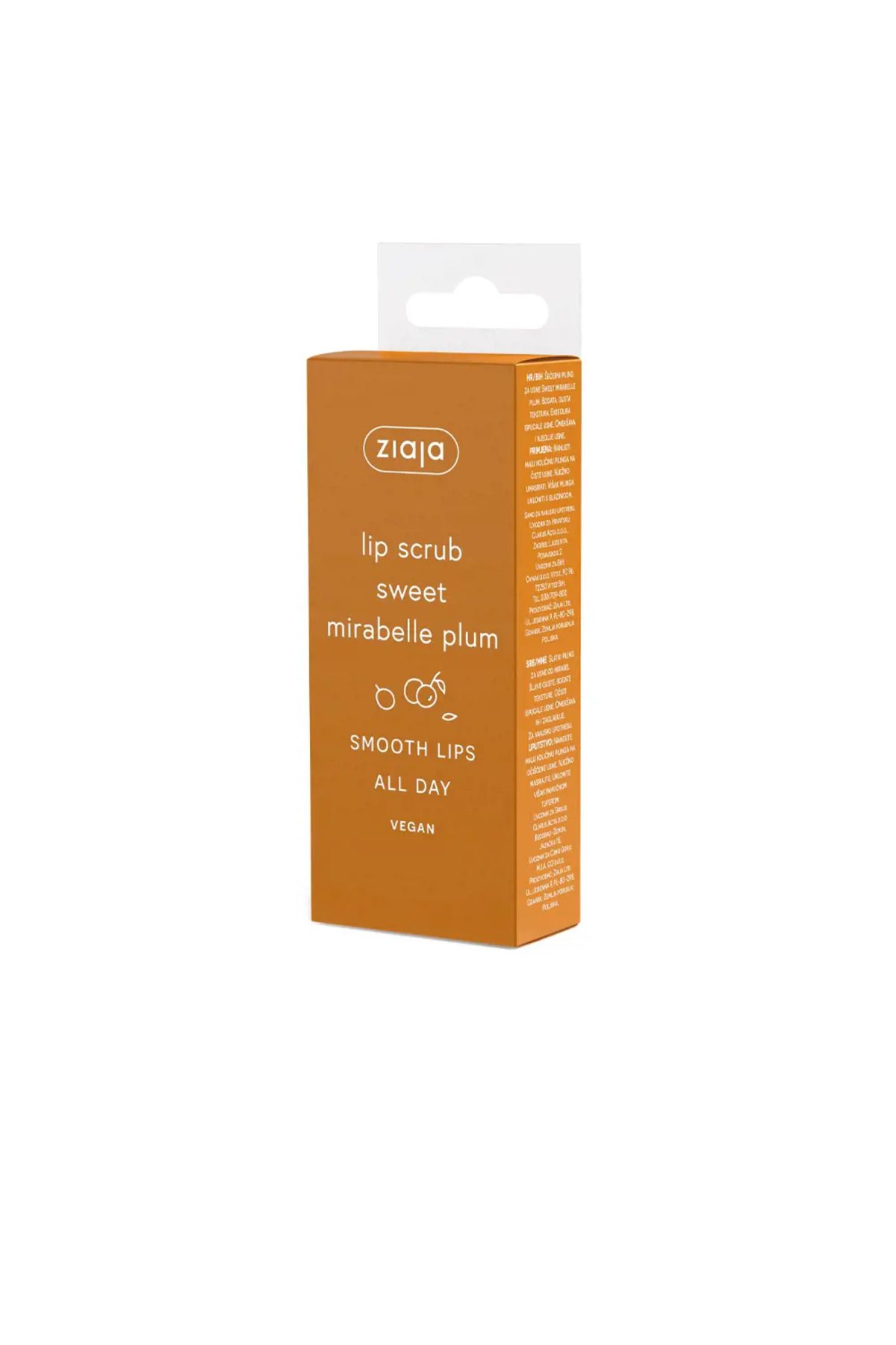 Ziaja-Exfoliant de buze cu extract de prune, EXFOLIANTE LABIAL, 12 ml 2