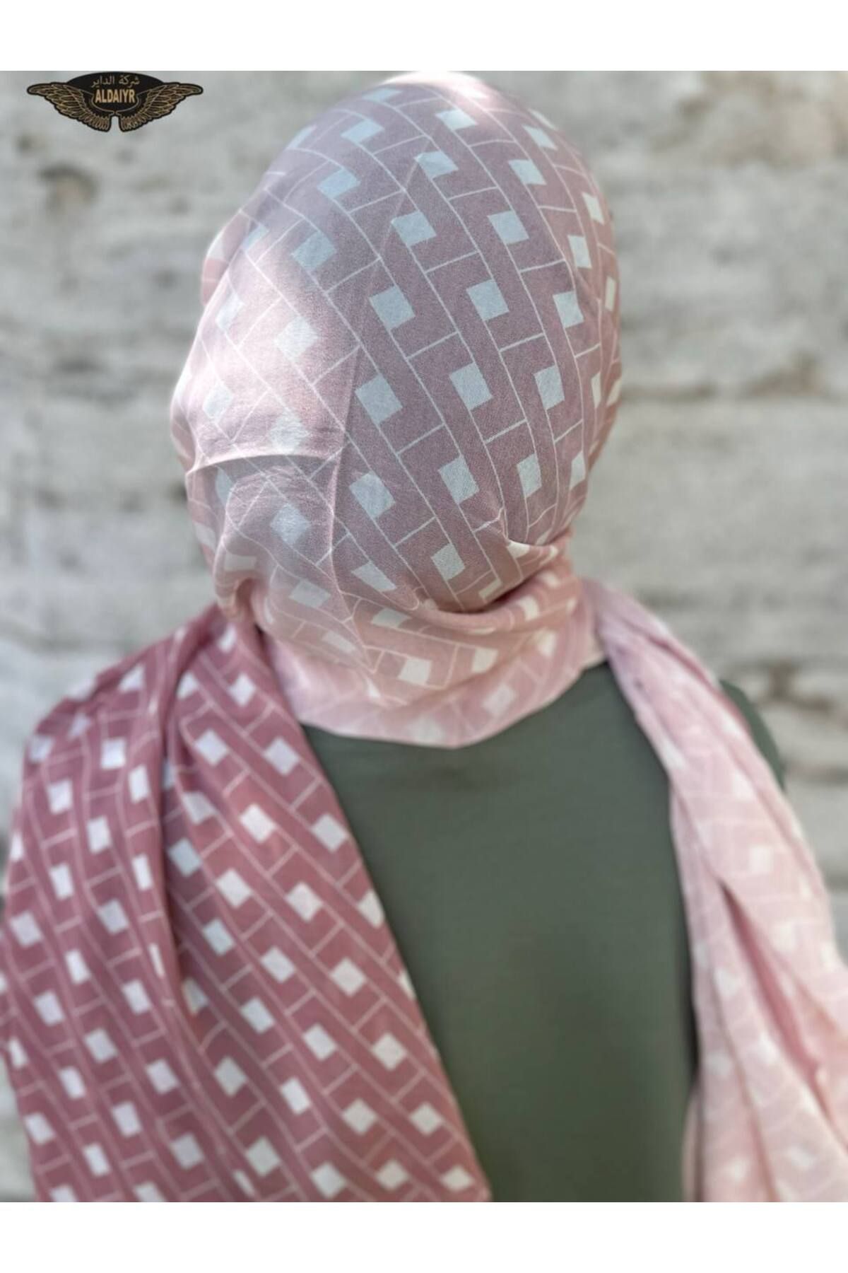 ALDAİR-Shawl Chiffon Pattern Double Color 2