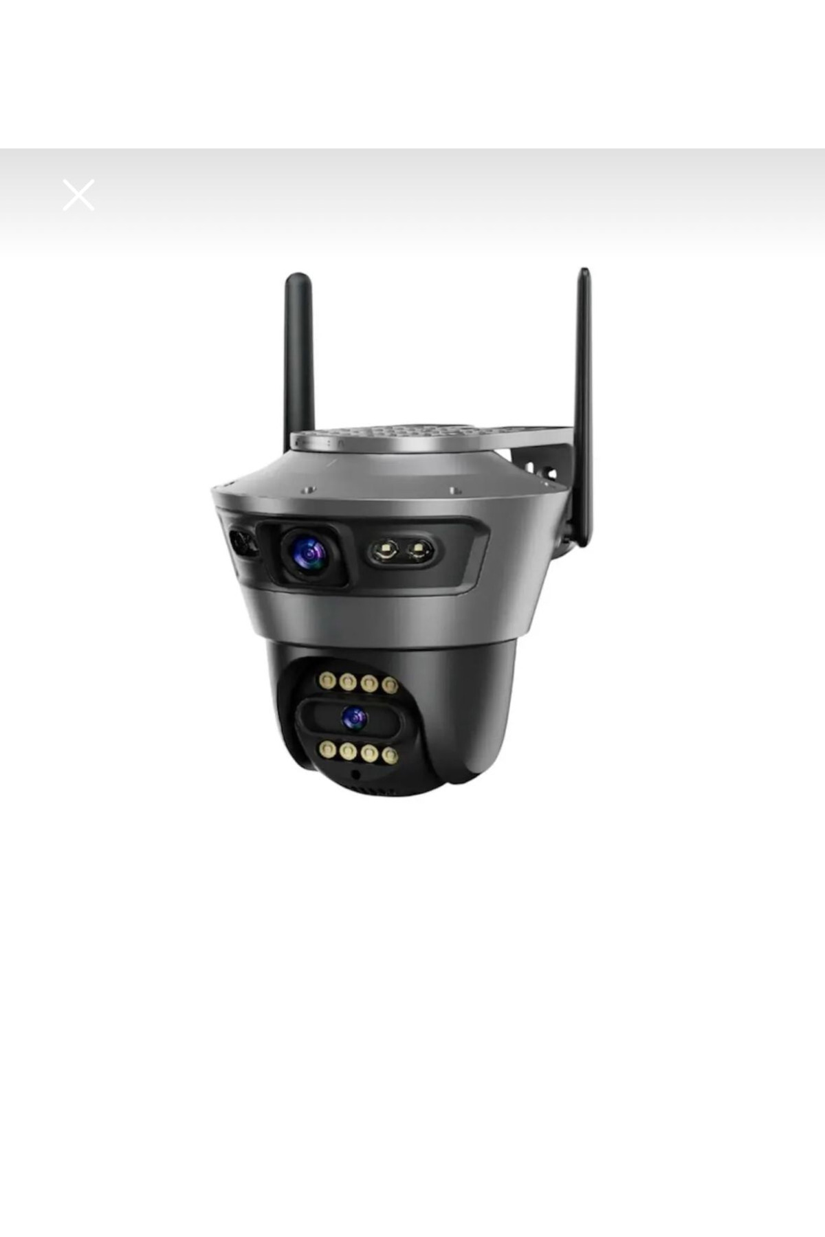Everest Grup 4k Ultra Blm56 Blıc Hd Alarmlı Suya Dayanıklı Çift Lensli 2.4g Ip Dış Mekan Güvenlik Kamerası
