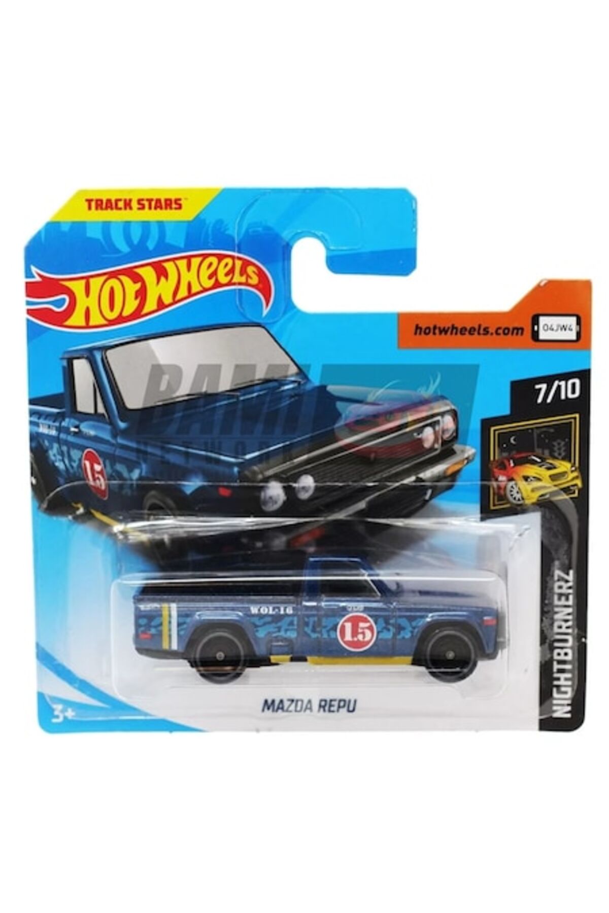 Masinuta Metalica Hot Wheels Mazda Repu, Colectia 2019, Albastru, 1:64