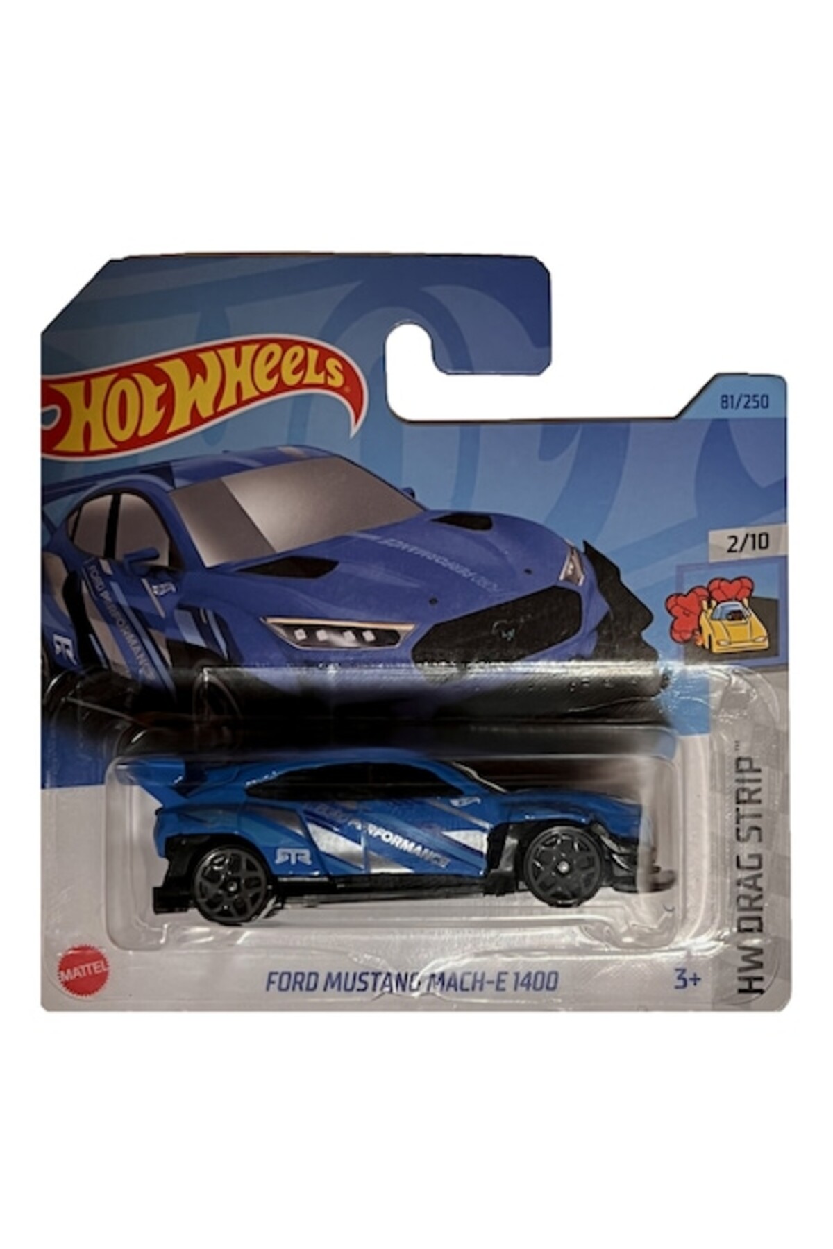 Masinuta metalica Hot Wheels, Ford Mustang Mach-E 1400, 1:64, Albastru