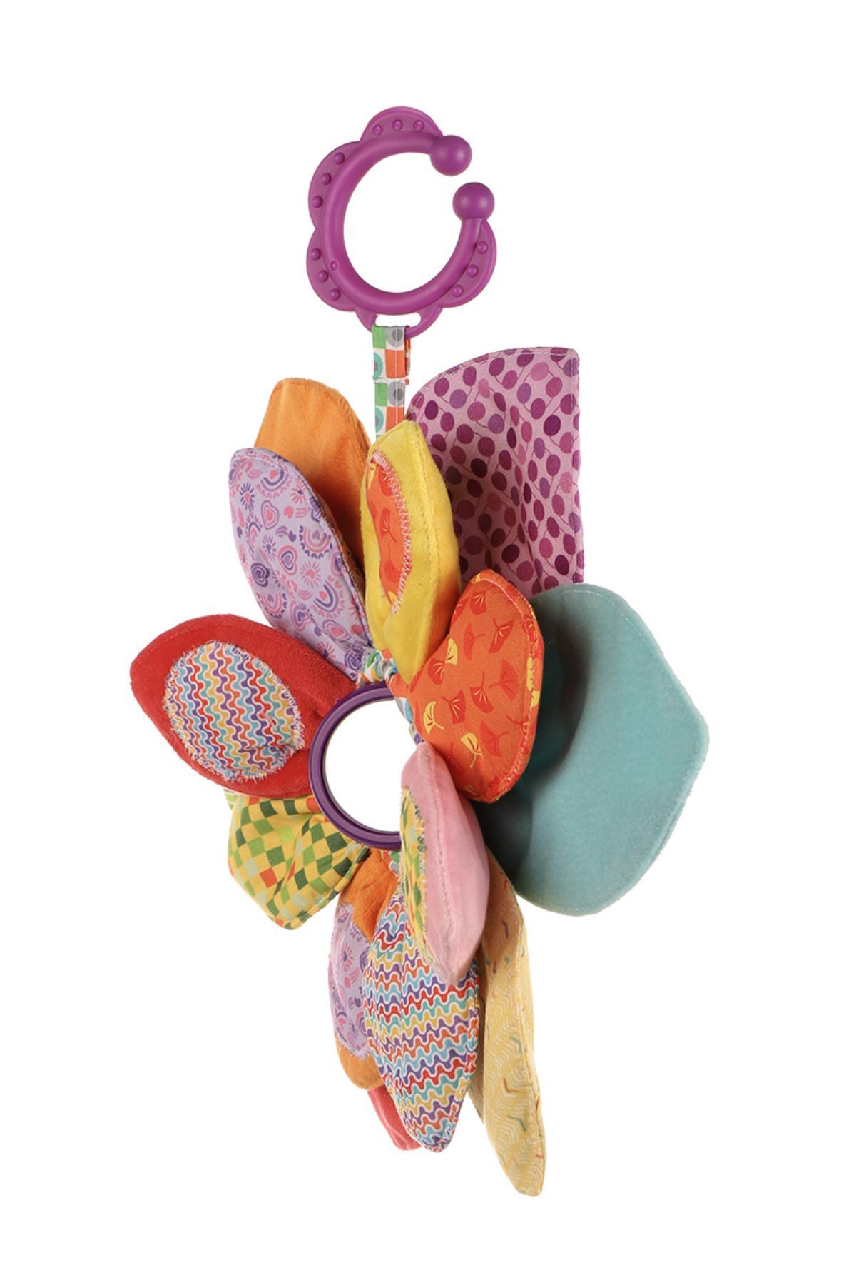 Budizzz Renkli Çıngıraklı Aktivite Oyuncak | 0-2 Yaş Bebek Oyuncağı fotoğrafı 4 (önizleme)