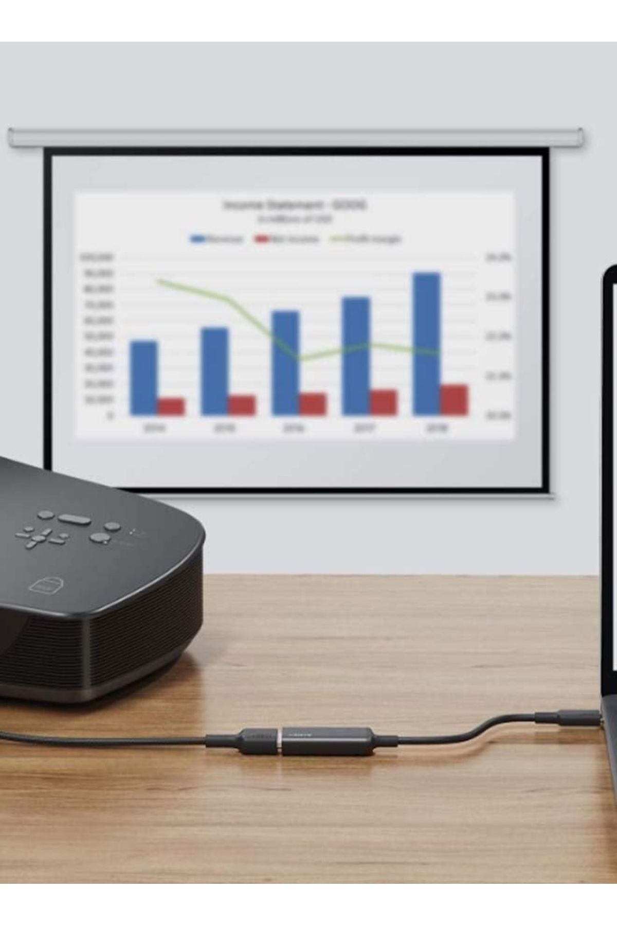 AUKEY-OKI Unity USB-C to HDD Adapter A29 Black 2