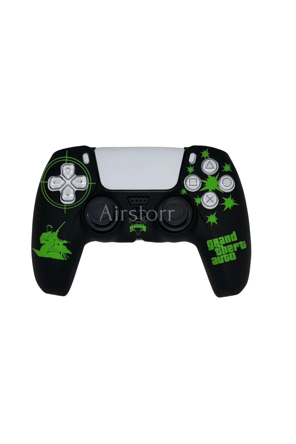 Aırstorr PS5 Dualsense Jyostik Silikon Koruyucu Playstation 5 kolun Desenli Silikon Kılıfı