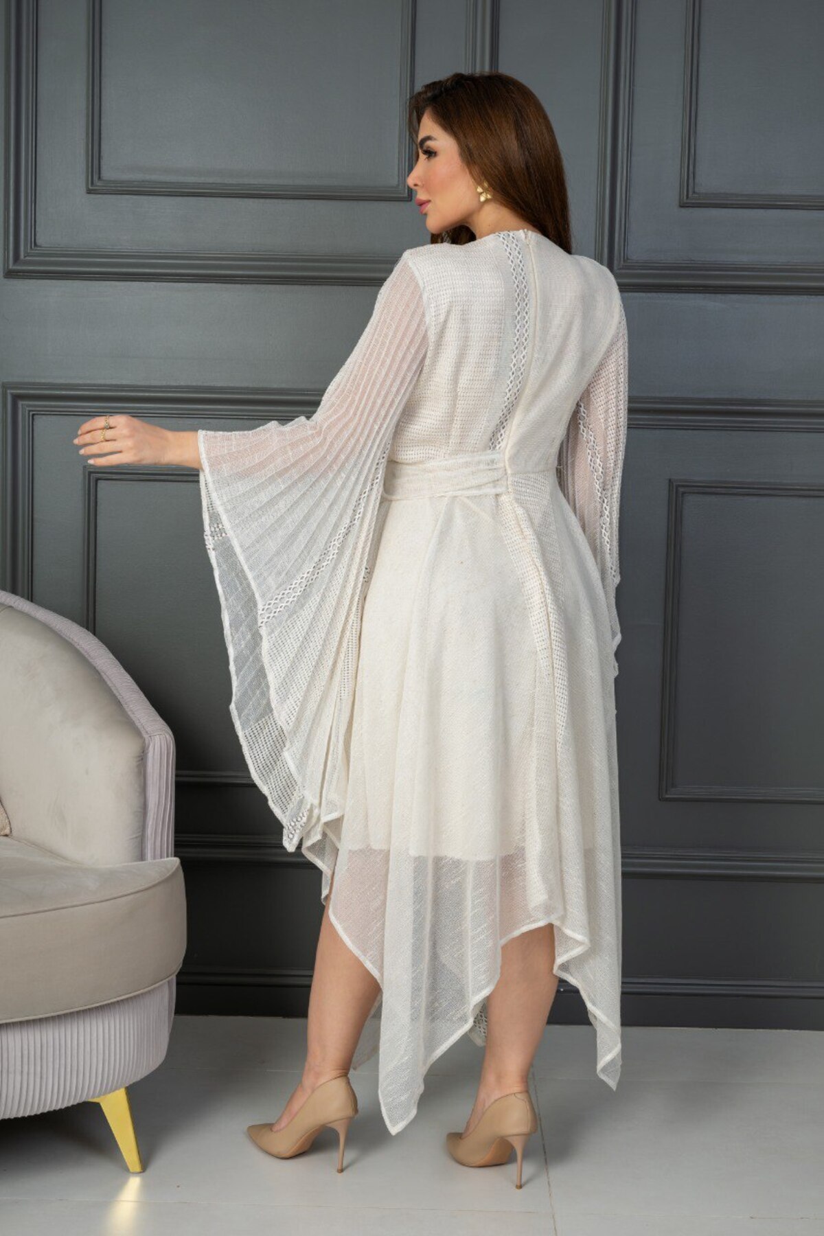 COCONALY-White midi dress | High quality and available in multiple sizes 2