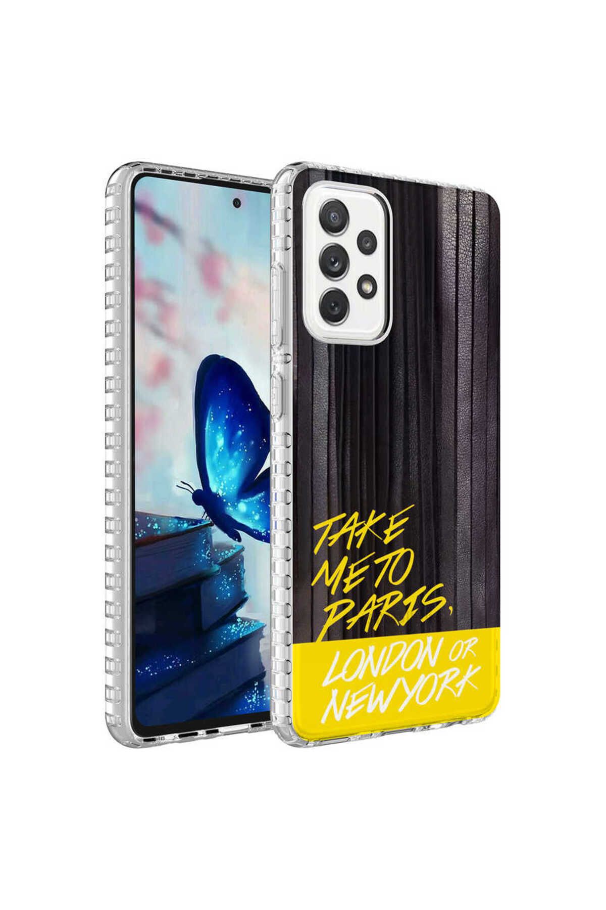 Cep Plus-حافظة لهاتف Galaxy A32 4G مع حافة وسادة هوائية ونمط ملون من السيليكون CPPL Elegans - NO3 1