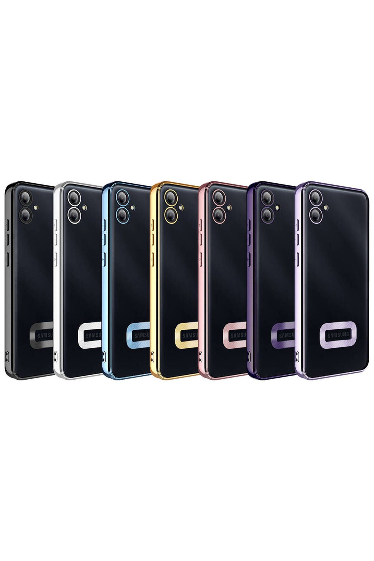 Cep Plus-حافظة هاتف Galaxy A05 مع حماية للكاميرا وشعار CPPL Omega - ذهبي 3