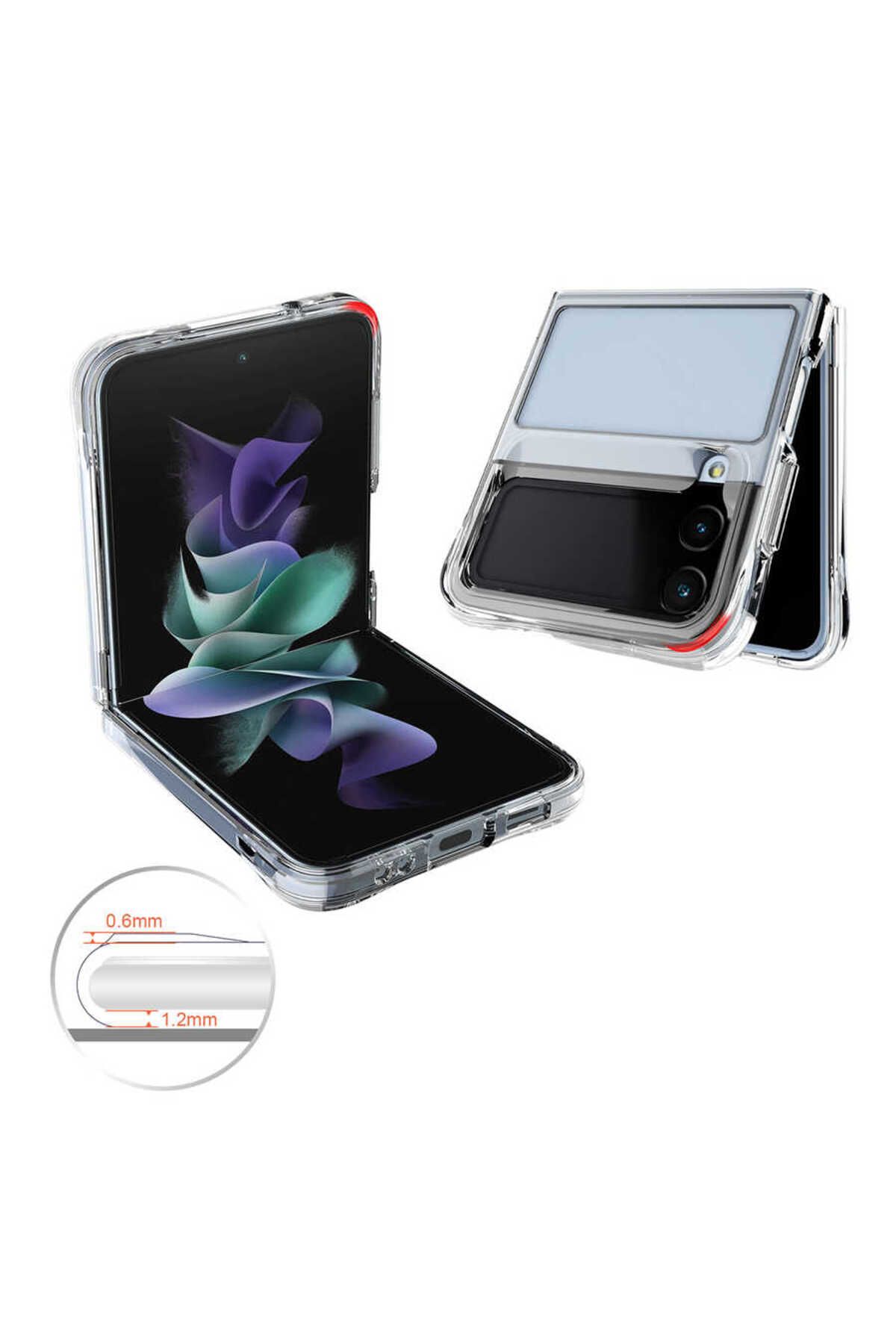 Cep Plus-Galaxy Z Flip 4 Compatible Cppl Vonn Case-Colorless 3