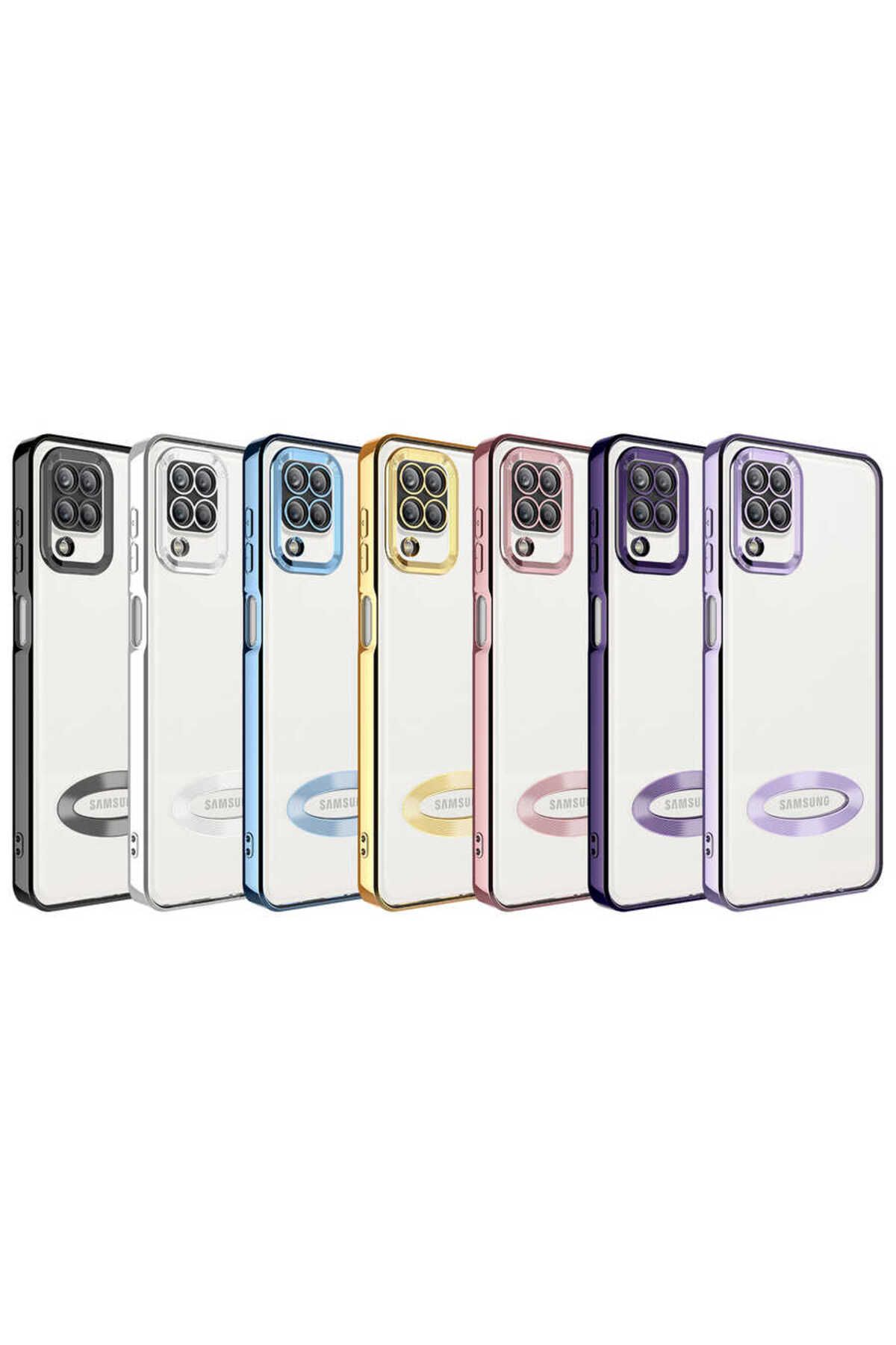 Cep Plus-Galaxy M12 Case with Camera Protection Logo Showing Cppl Omega Cover - Gold 3