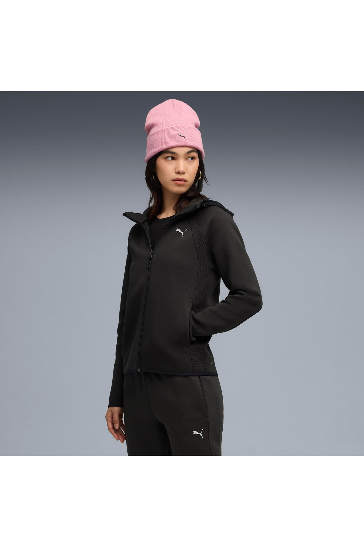 Puma Evostrıpe Full-Zip Hoodie Kadın Yetişkin Ceket görsel 5