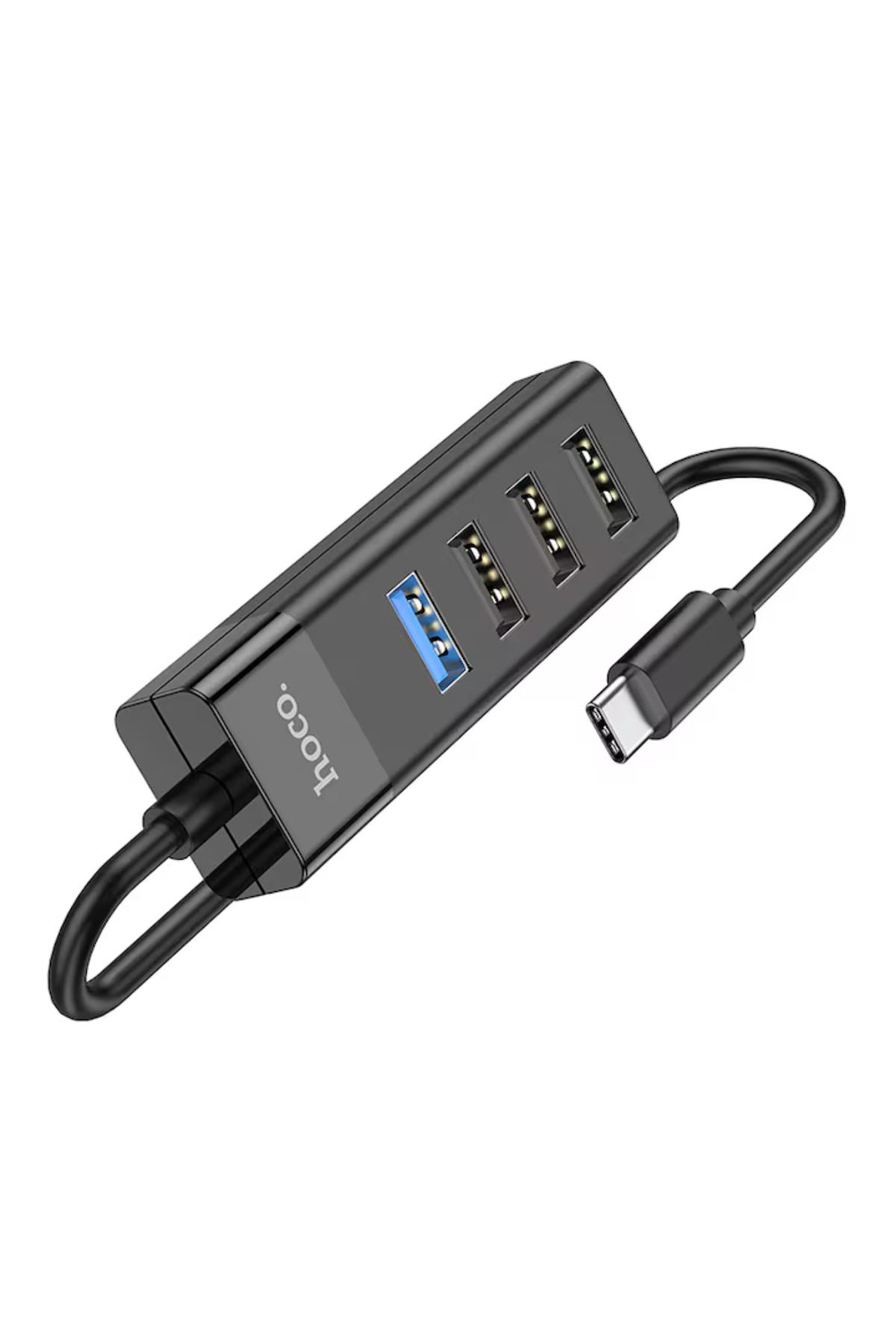 Hoco-Adaptor Hub USB 3.0 Tip-C 4 în 1, HB25 Easy Mix, OTG de mare viteză, 1Tb - Negru 5