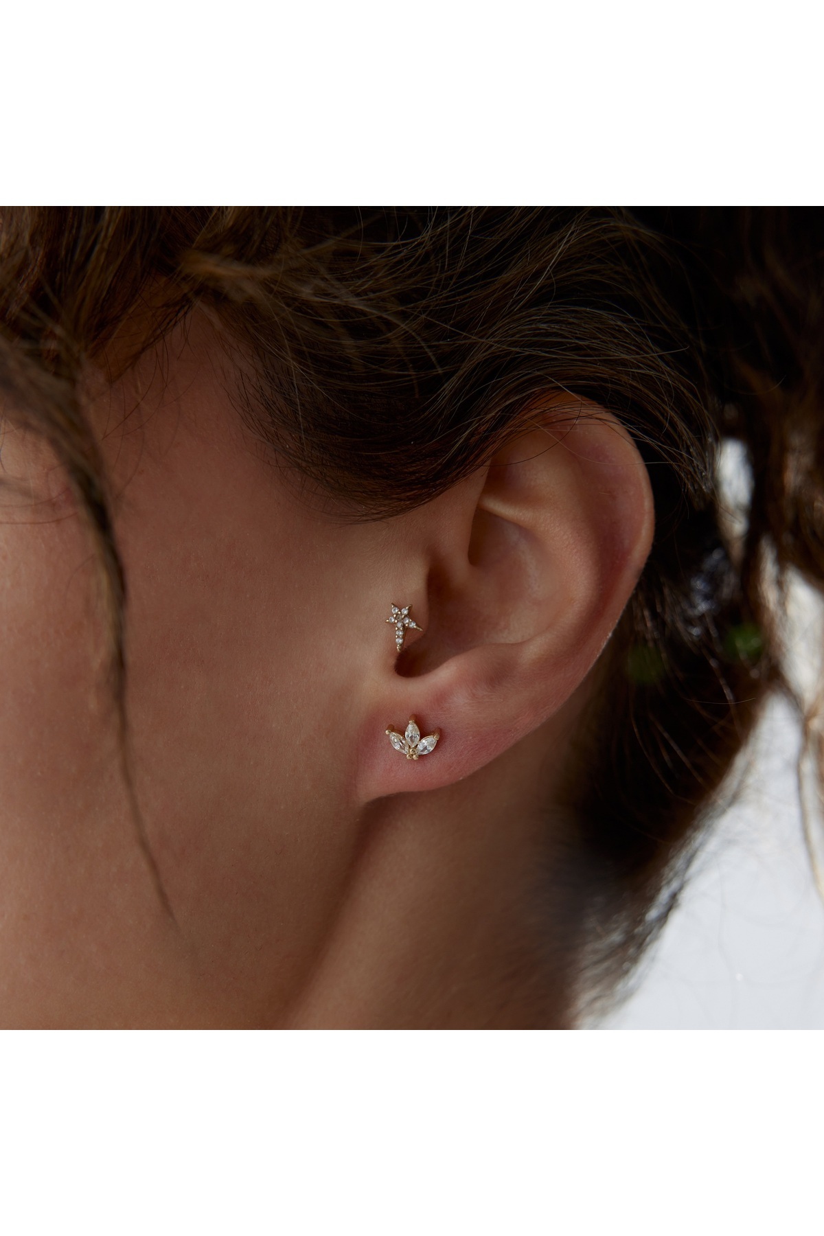 Cherry by Özkonak Trefoil Küpe