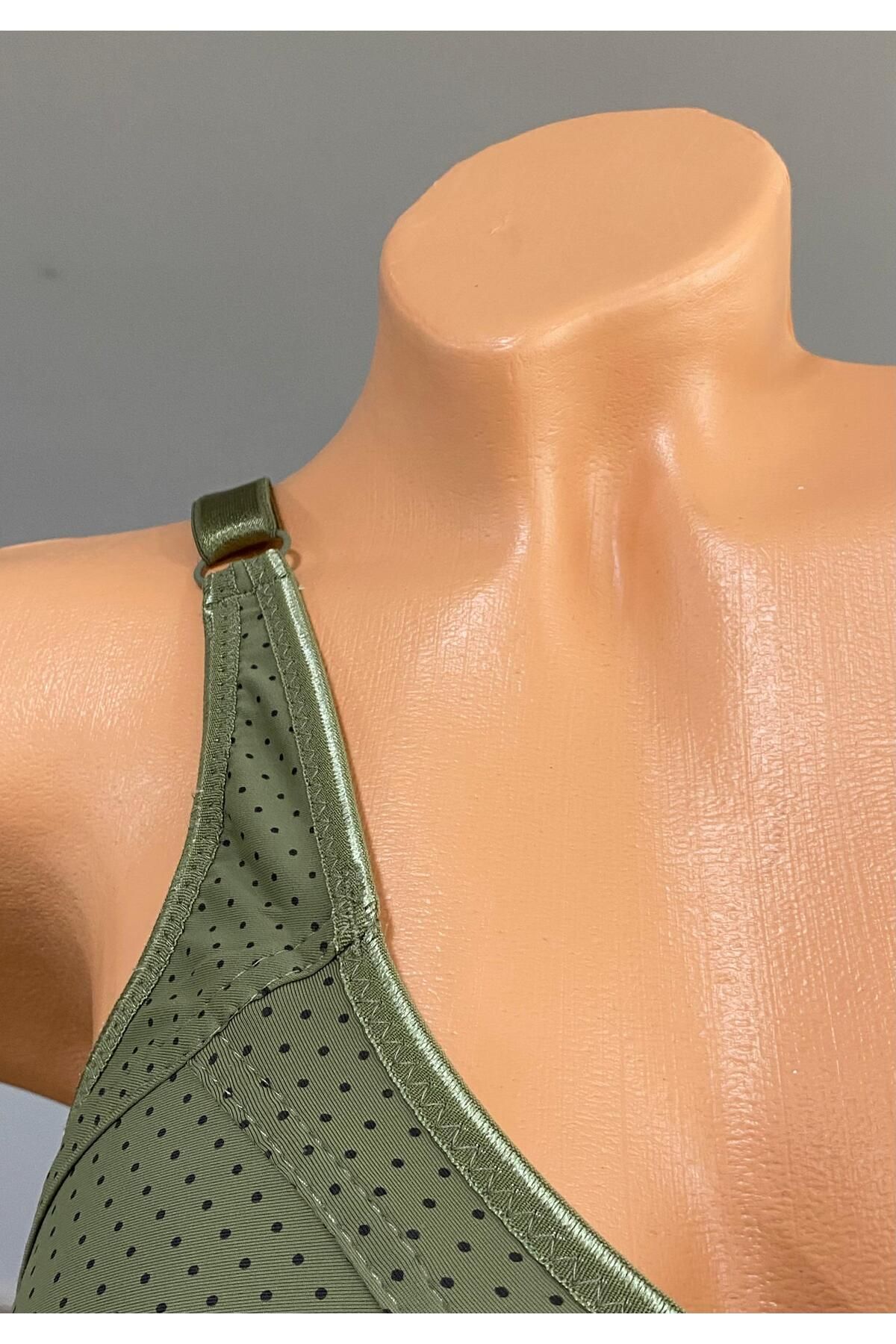 Pardon-Pointed Wireless Fixed Strap Bra 804 3