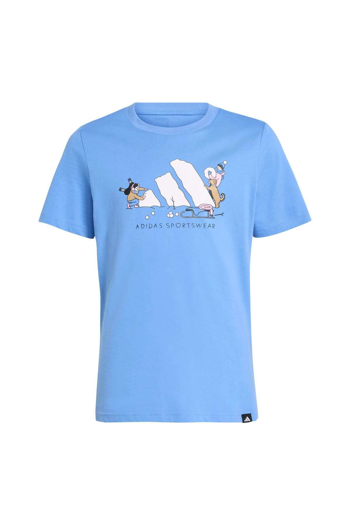 adidas-Tricou pentru copii cu grafică pentru sporturi de iarnă 3