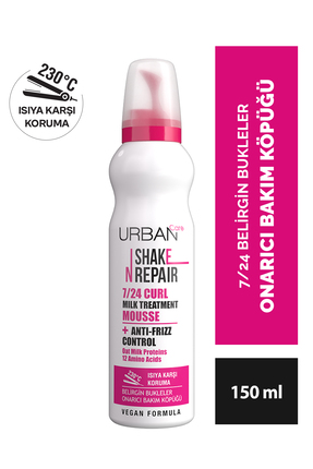 Urban Care Shake N Repair 7/24 Kabaran ve Bukleli Saçlara Özel Saç Bakım Köpü...