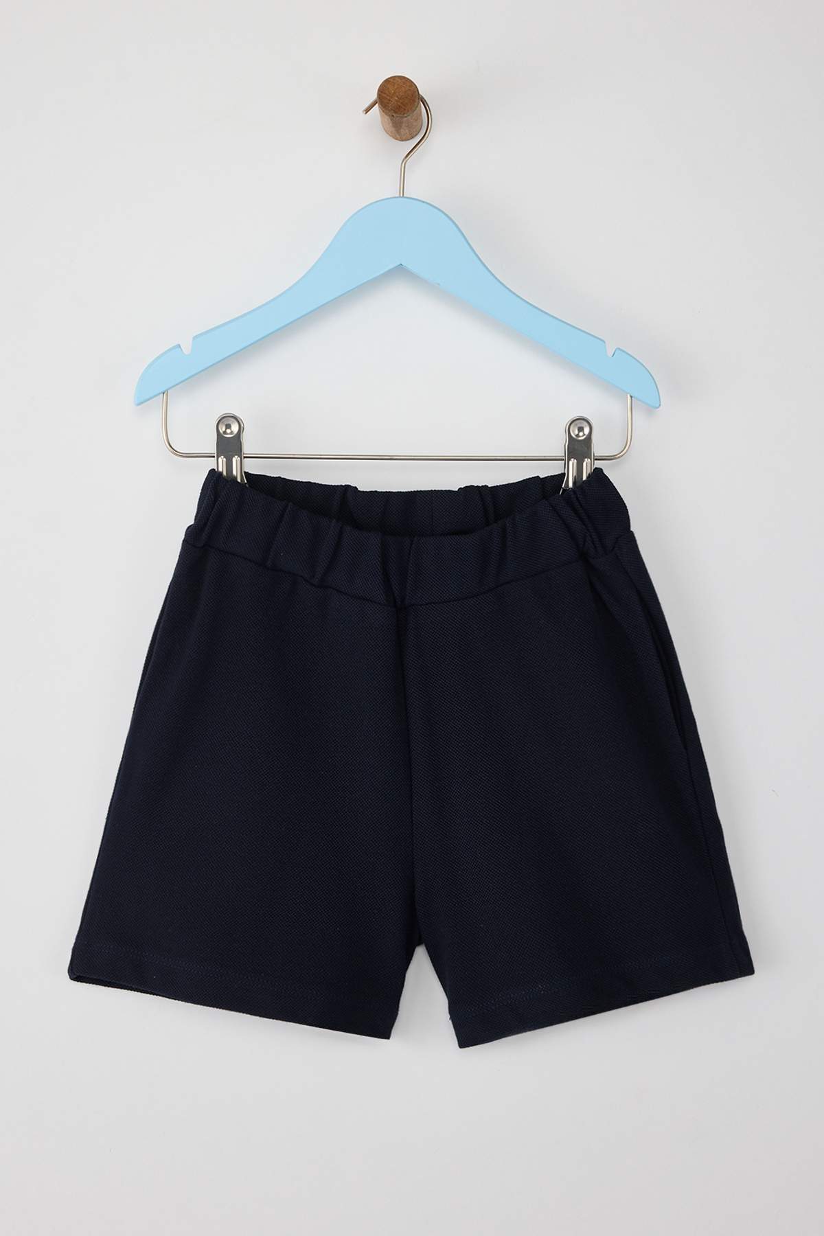 Trendyolmilla Kids Lacivert Erkek Çocuk Düz Örme Şort & Bermuda TKDSS25SR00031