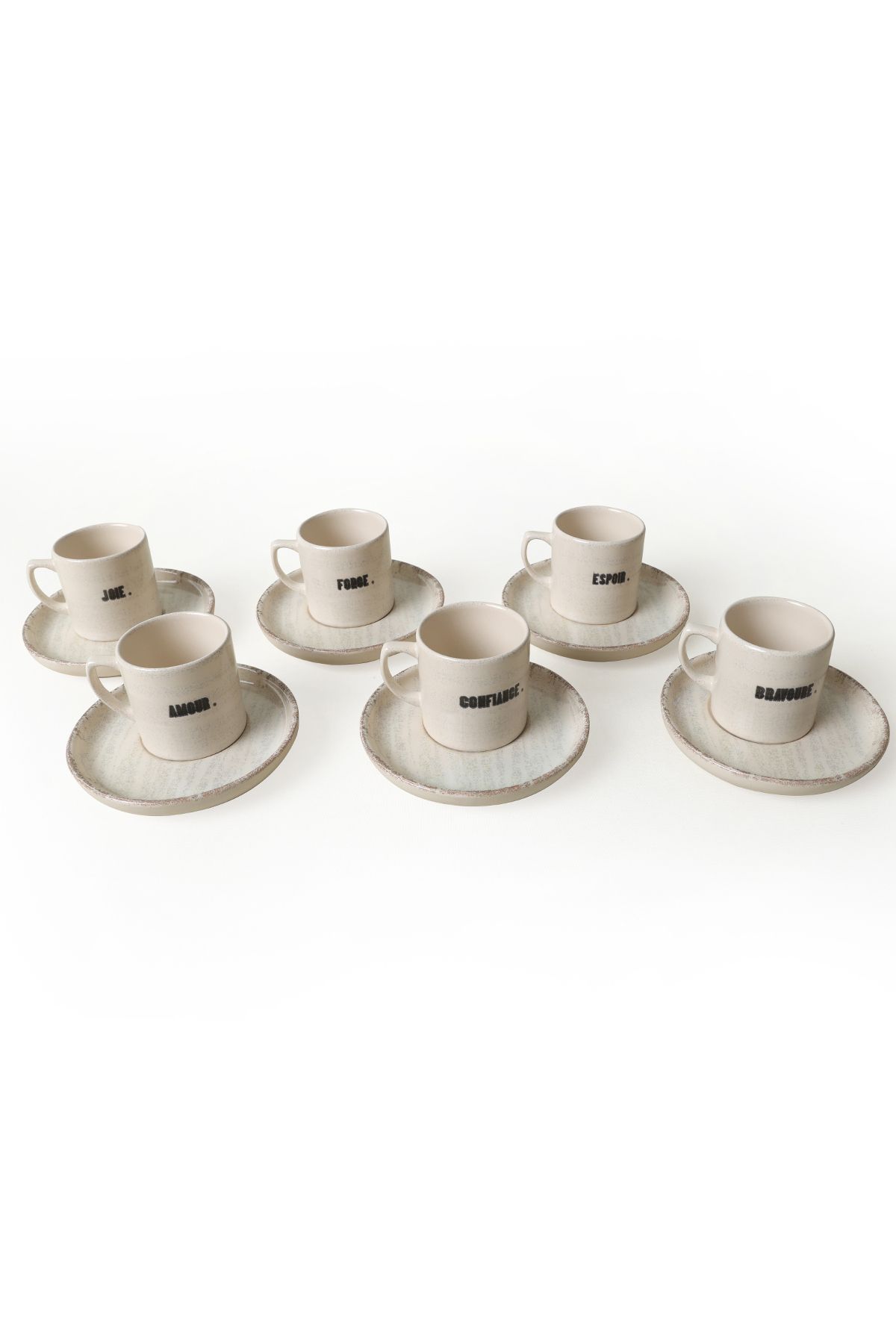 Keramika-Deep Collection Mottolu Nordic Coffee Set 12 τεμαχίων για 6 άτομα 22650-55 4