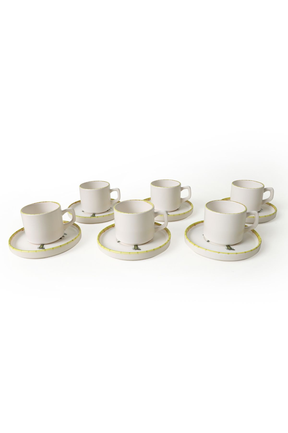 Keramika-Σετ τσαγιού Palm Stackable 12 τεμαχίων για 6 άτομα 22642 7