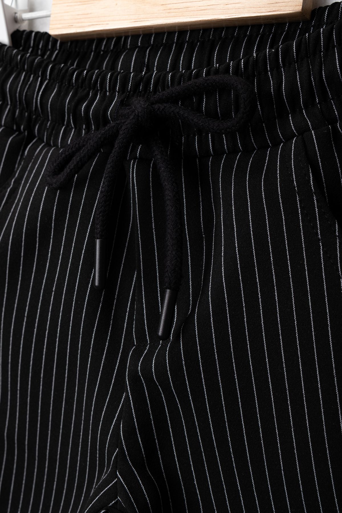 tinytrends-Boy's Striped Patterned Summer 2-Piece Shorts with Lacing Detail 4
