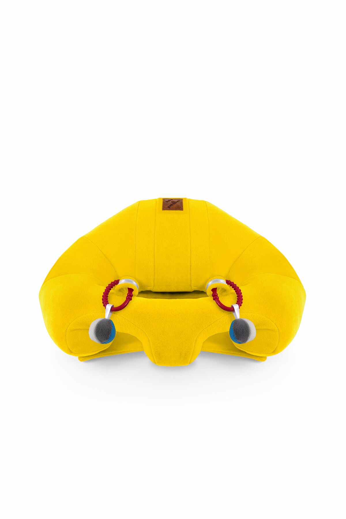 Bebeyatmaz Çıngıraklı Sarı Bebe Yatmaz Bebek Oturma Destek Minderi Bebek Koltuğu fotoğrafı 2 (önizleme)