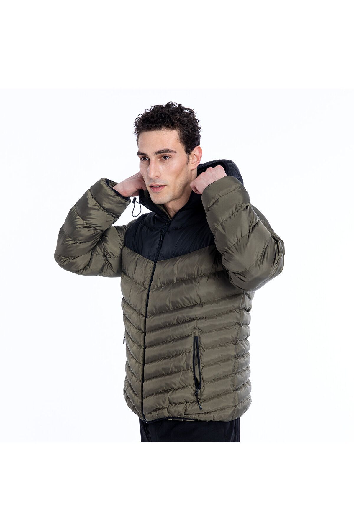 New Balance-MNJ3233 Kaki Paltoane și veste pentru bărbați 3