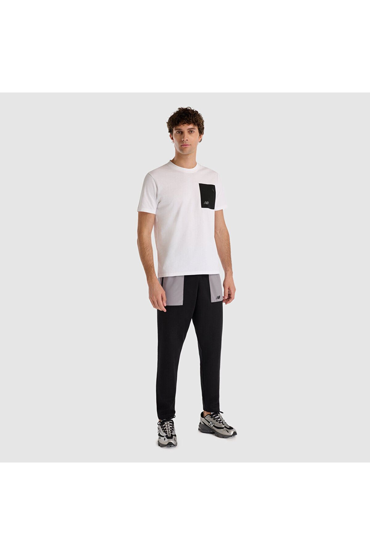 New Balance-MNT1516 Tricou alb pentru bărbați 6