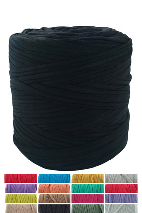 Chibago Siyah Penye Ip Büyük Boy 650 gr 130 Mt Örgü Ipi