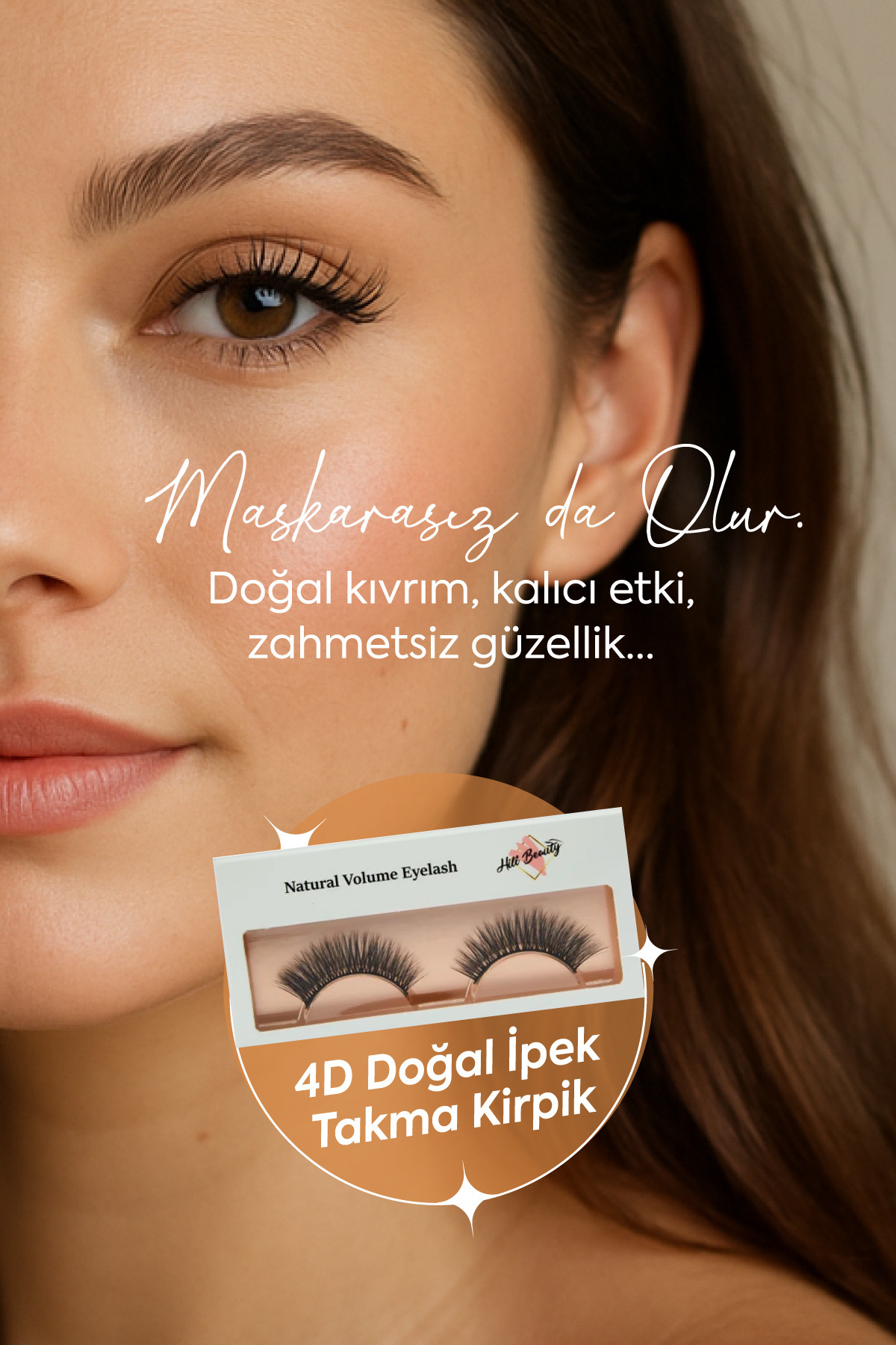 Hill Beauty Turkey 4d Doğal Ipek Takma Kirpik