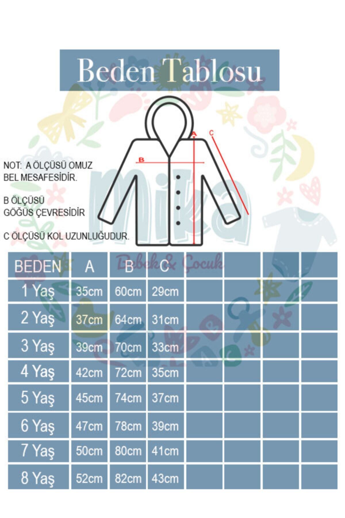 Mika Bebek & Çocuk Ayıcık Baskılı Pembe Kapüşonlu Kız Çocuk Kız Bebek Yağmurluk fotoğrafı 4 (önizleme)