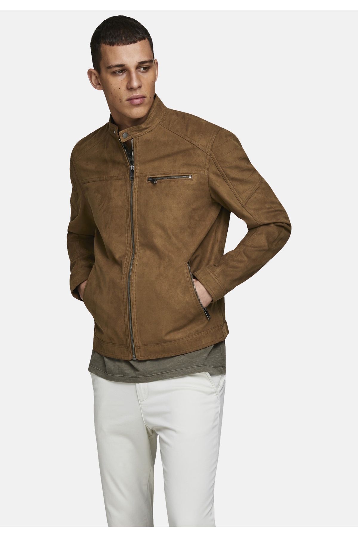 Jack & Jones-Jacke Lederimitat Jacket Jacke JJ ROCKY JACKET Lederimitat 3