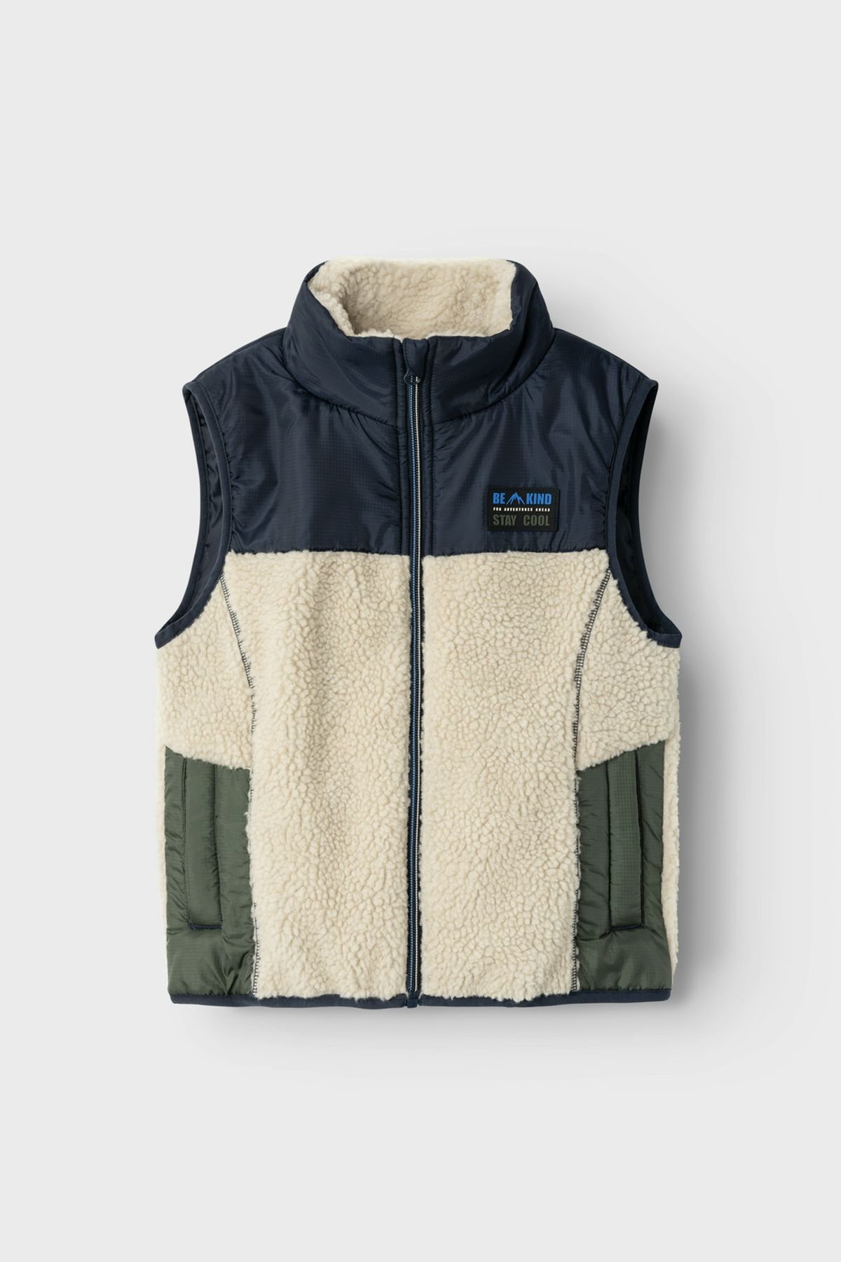 name ıt-NKMMALL Teddy Vest1 - Relaxed Fit rövid ujjú pulóver 1