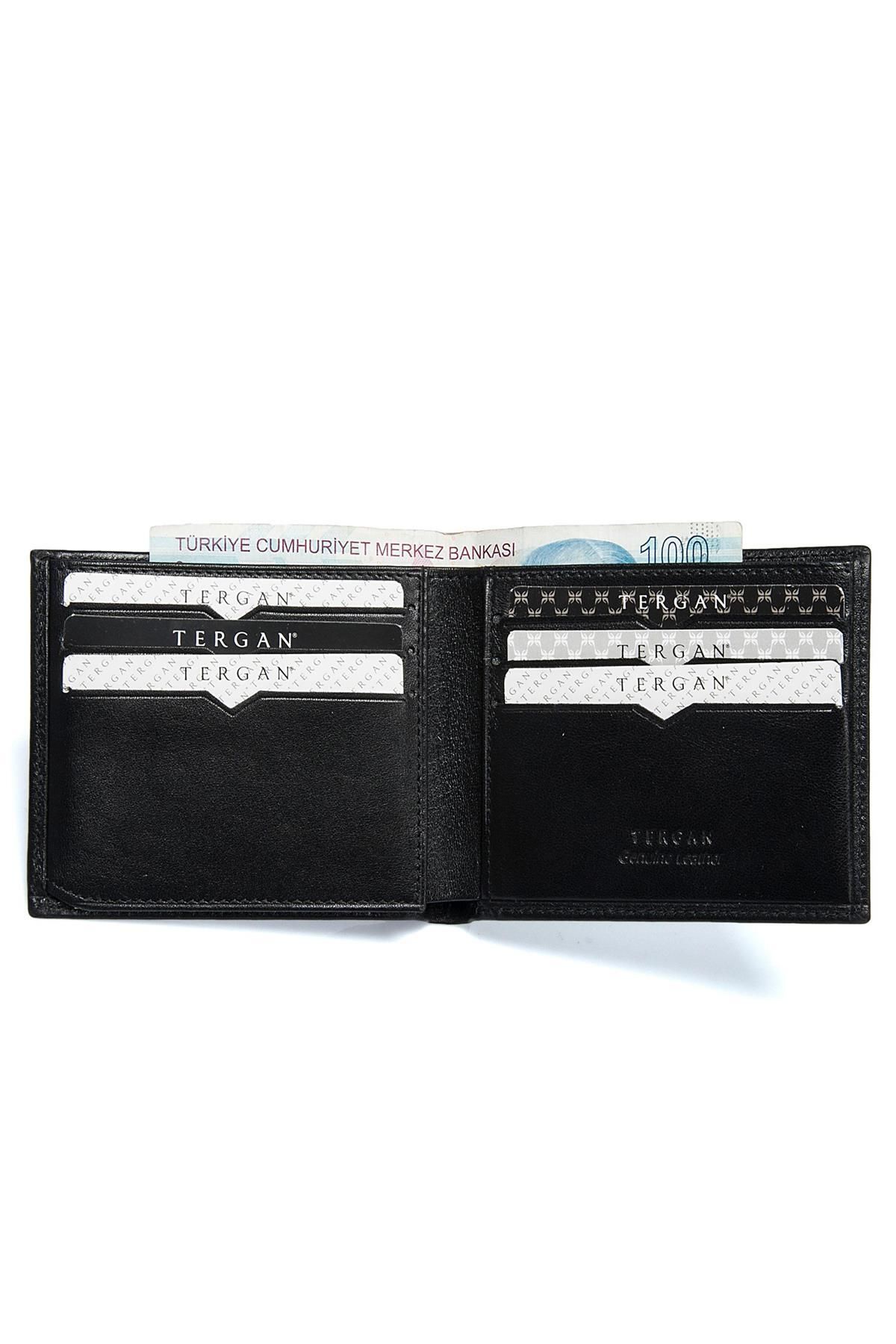 Tergan-S1CE00001228 Ανδρικό Πορτοφόλι - Μαύρο 3