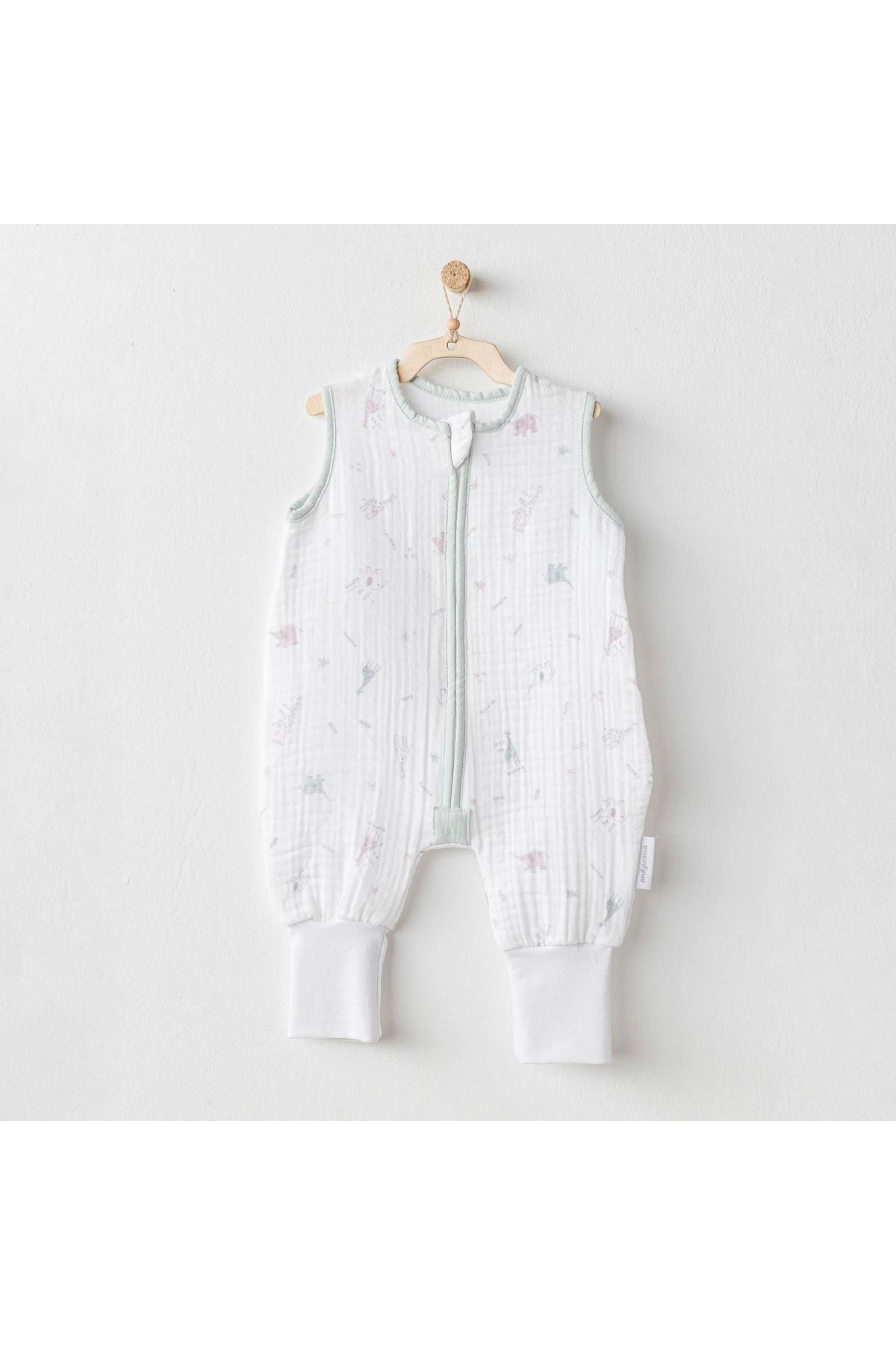 andywawa-Love Family Muslin Jumpsuit - Ecru Ac25520 1