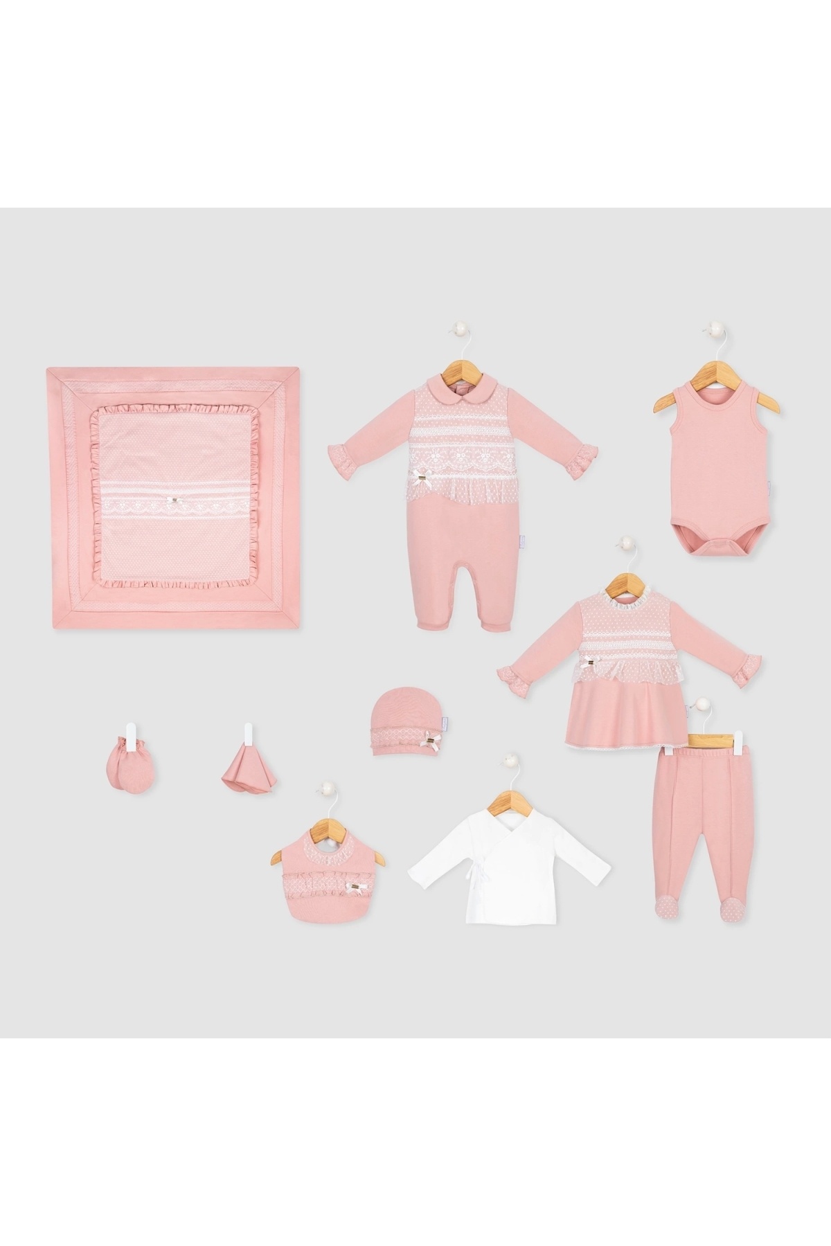 Babydola-10 Pieces Hospital Outlet 14054 Rose 1