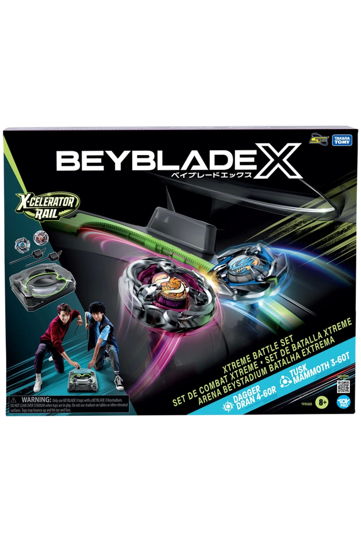 TOYFEST Beyblade Kapışma Arenası X-celerator Rail Extreme Battle