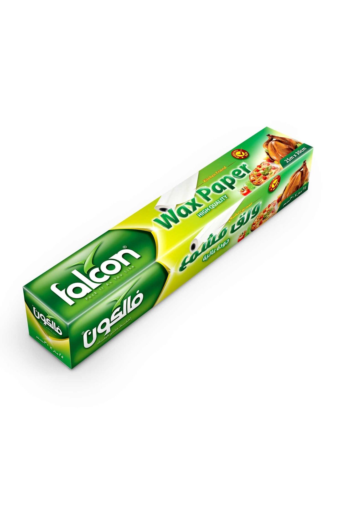 Falcon-Wax Paper 25m x 30cm - Non-Stick Baking & Wrapping Paper (1 Roll) 8