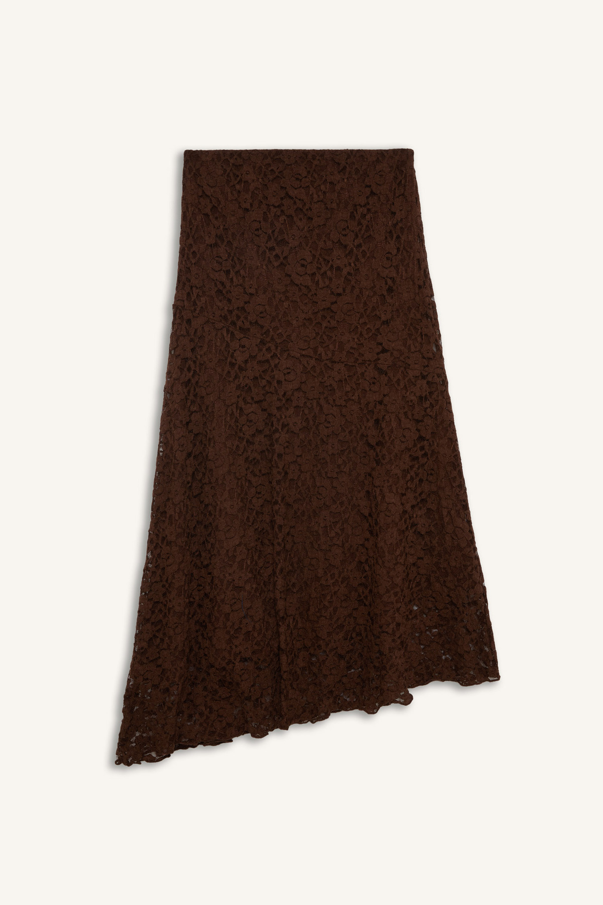 DeFacto-Asymmetrischer Maxirock aus Spitze mit normaler Taille E4812ax25sp 8