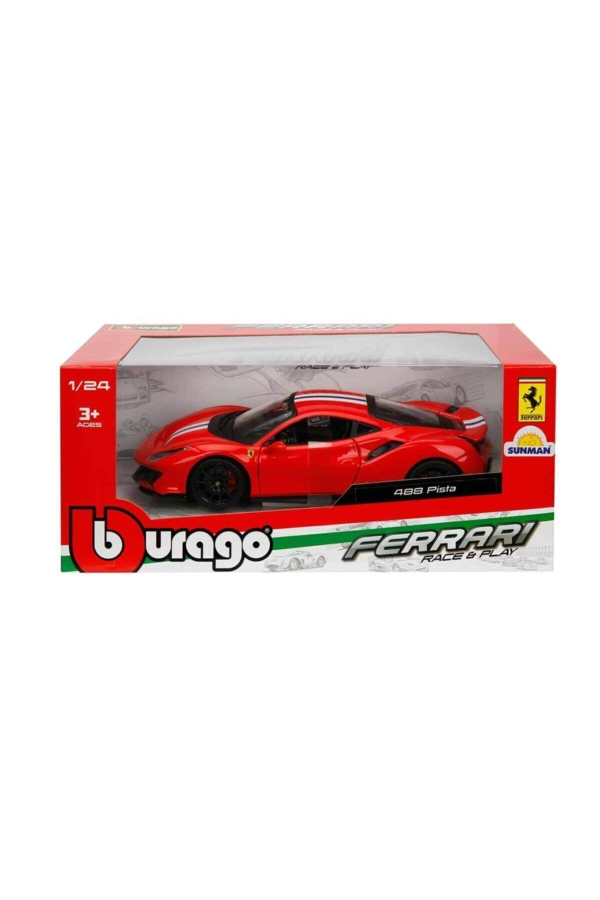 Burago-Ferrari 488 Pista Model Car 1/24 Scale 4