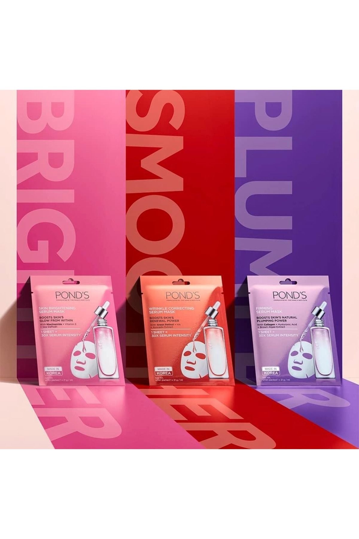 Ponds-Pond’s Wrinkle Correct Face Serum Mask 21ml – Anti-aging Sheet Mask With Retinol-c 6