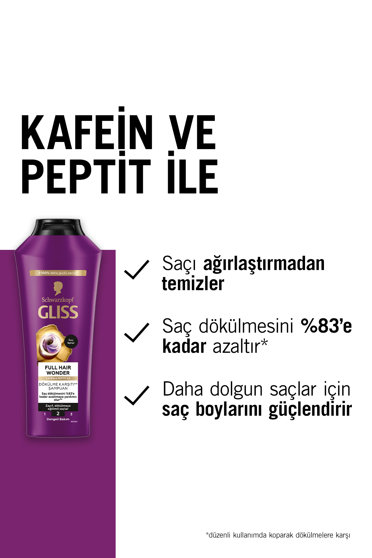 شامپو ضد ریزش مو فول هیر واندر 400ml و نرم‌کننده مو 360ml