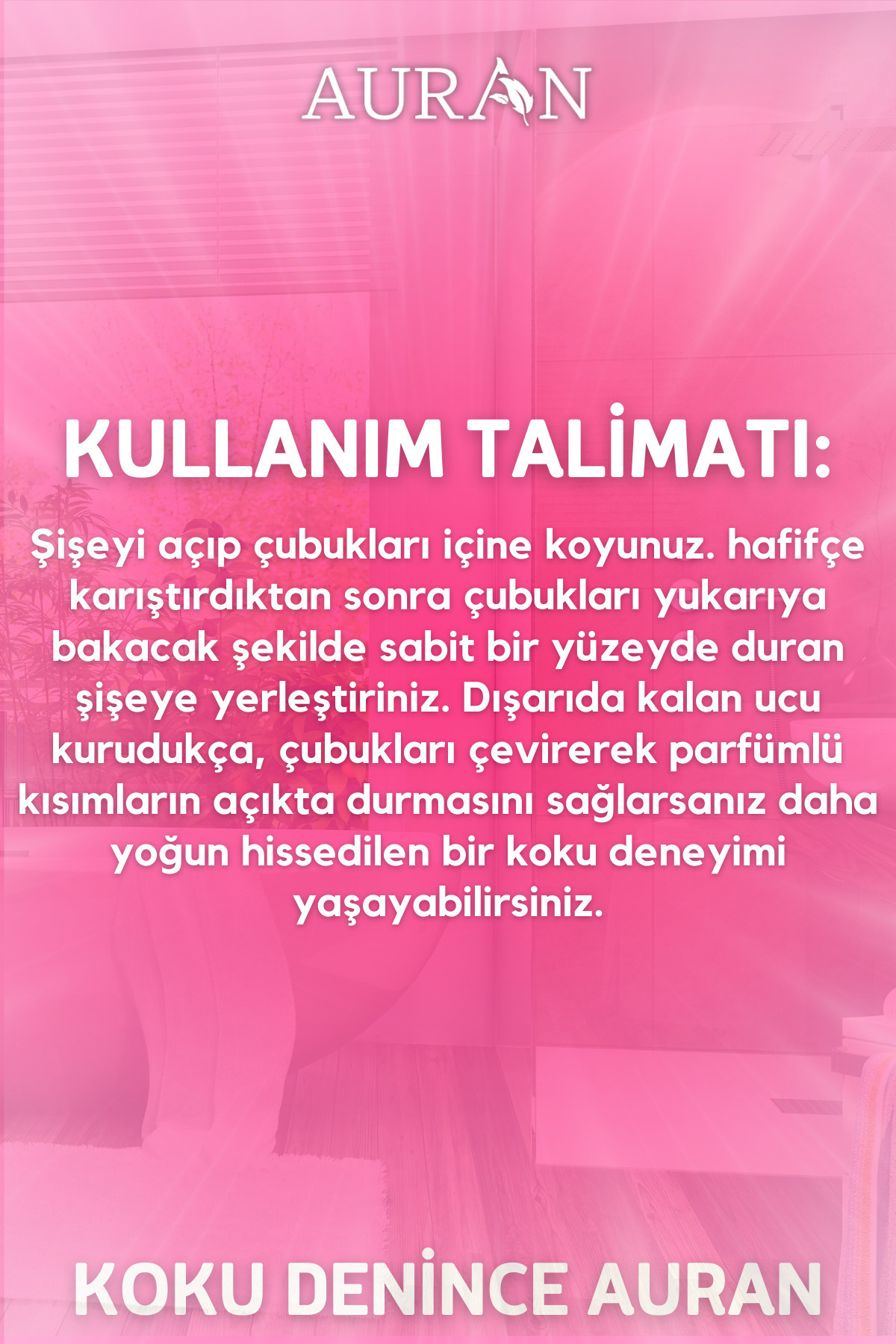 AURAN Bebek Pudrası Çubuklu Oda Kokusu Ve Beyaz Sabun Çubuklu Oda Kokusu 2'li Set Reed Dıffuser 50 ml fotoğrafı 6 (önizleme)