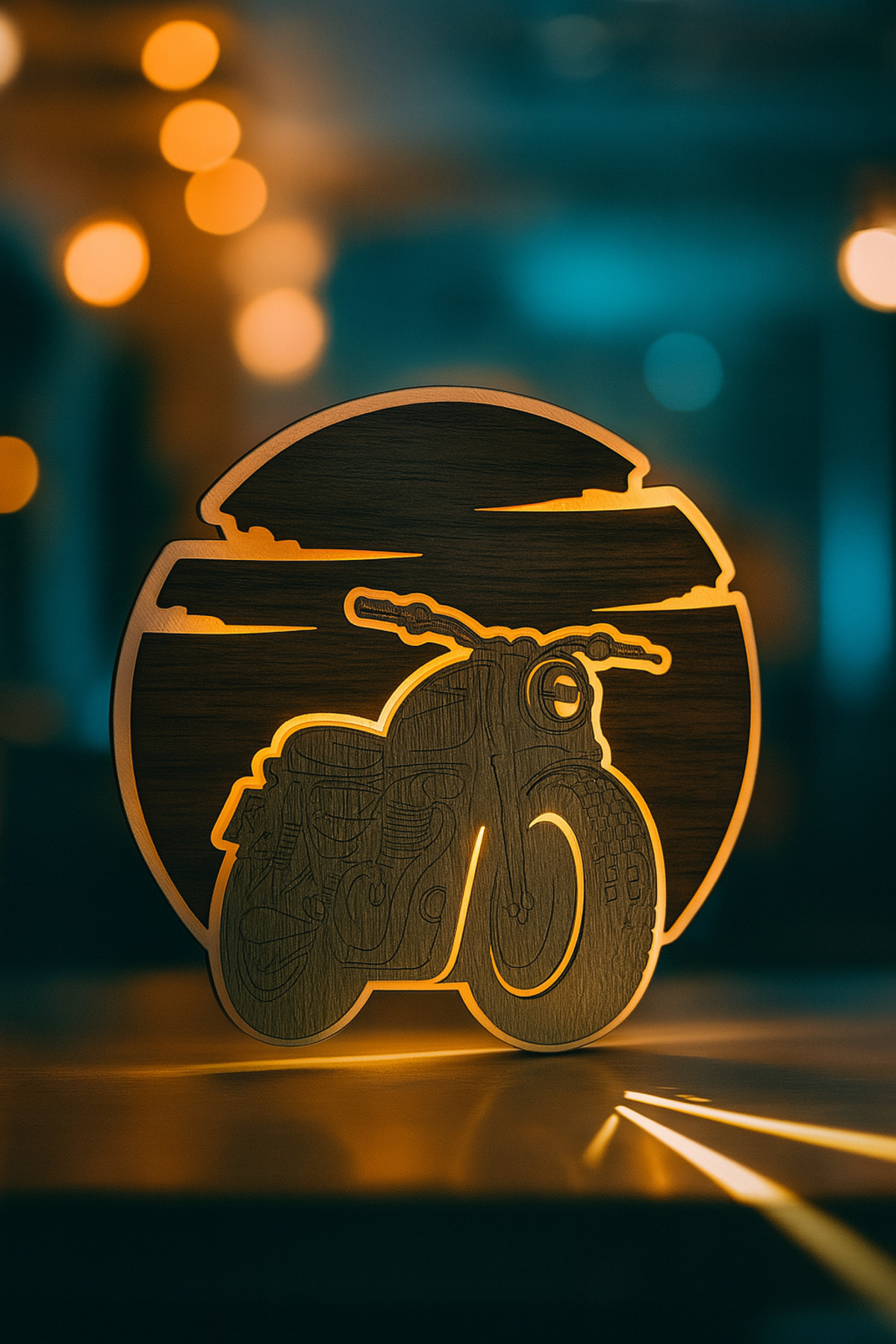 Wooden Personalized Led Lighting Table Lamp Night Light Kids Room Lamp
